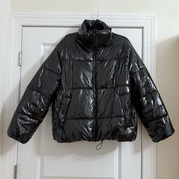 Rita Ora Women's Black Puffer Jacket - Picture 2 of 9